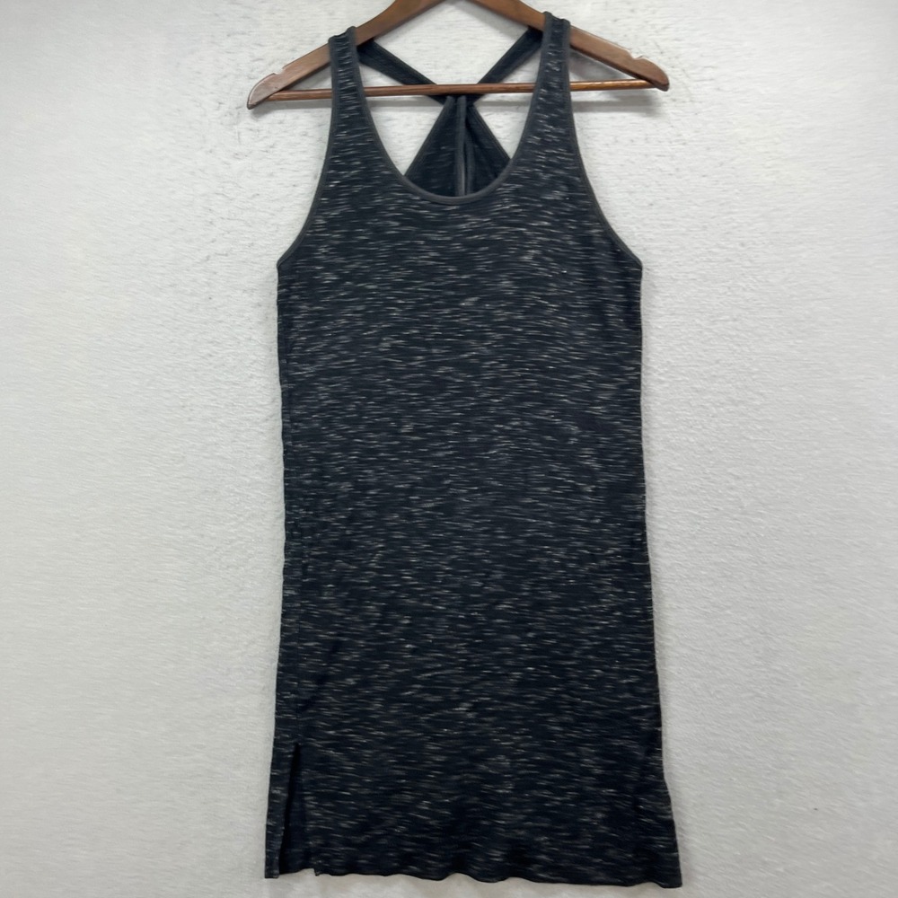 Saturday Sunday Dress Womens XS Black Space Dye Racerback Boho Anthropologie